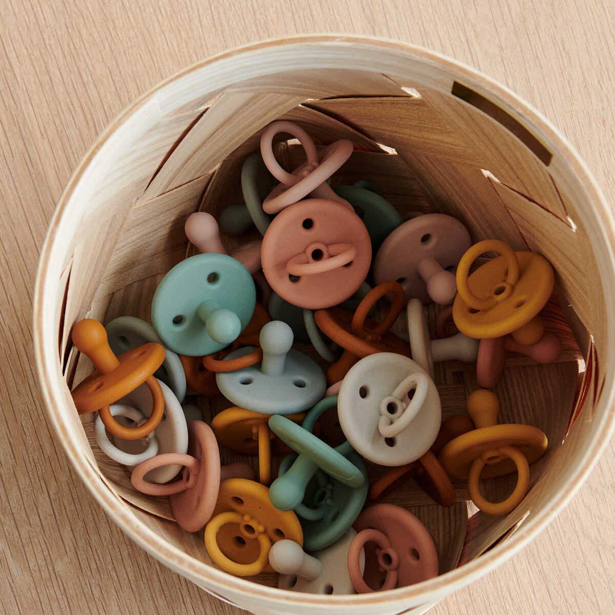 Liewood Paula Pacifier - 3 Pack - Mustard Multi Mix