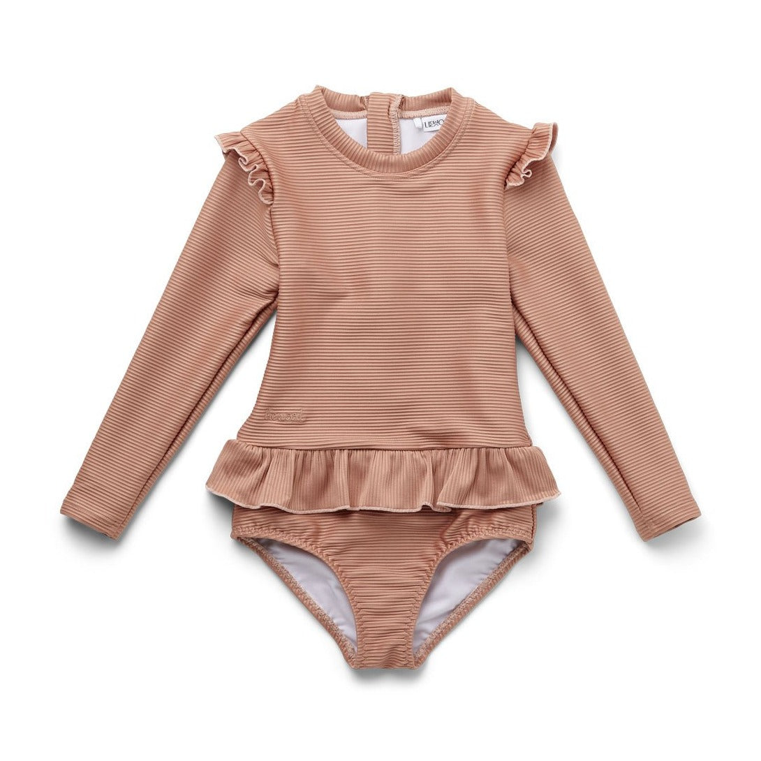 Liewood Sille Swim Jumpsuit Structure - Tuscany Rose