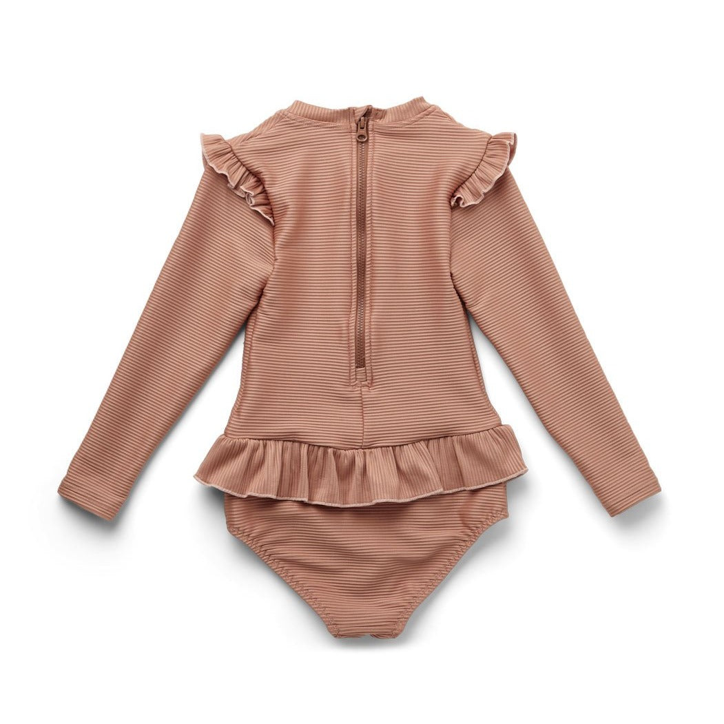 Liewood Sille Swim Jumpsuit Structure - Tuscany Rose