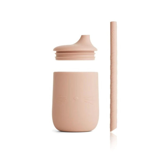 Liewood Ellis Sippy Cup - Cat Rose