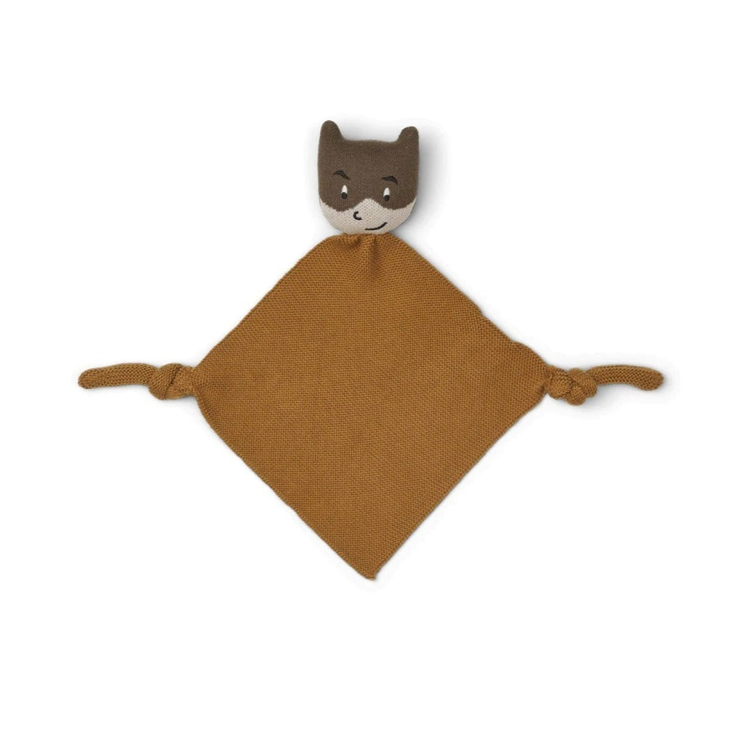 Liewood Alfie Organic Cuddle Cloth - Superhero Golden Caramel