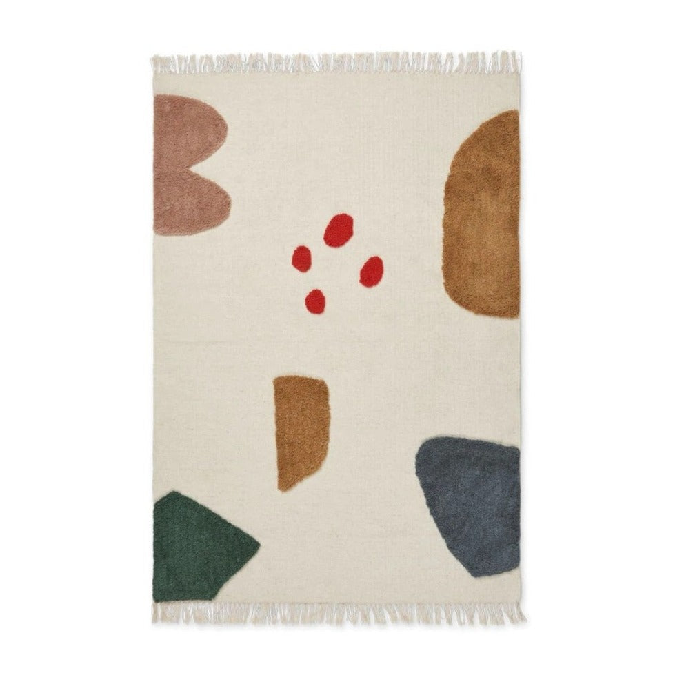 Liewood Bent Tufted Rug - Geometric Multi Mix (2 Sizes Available)