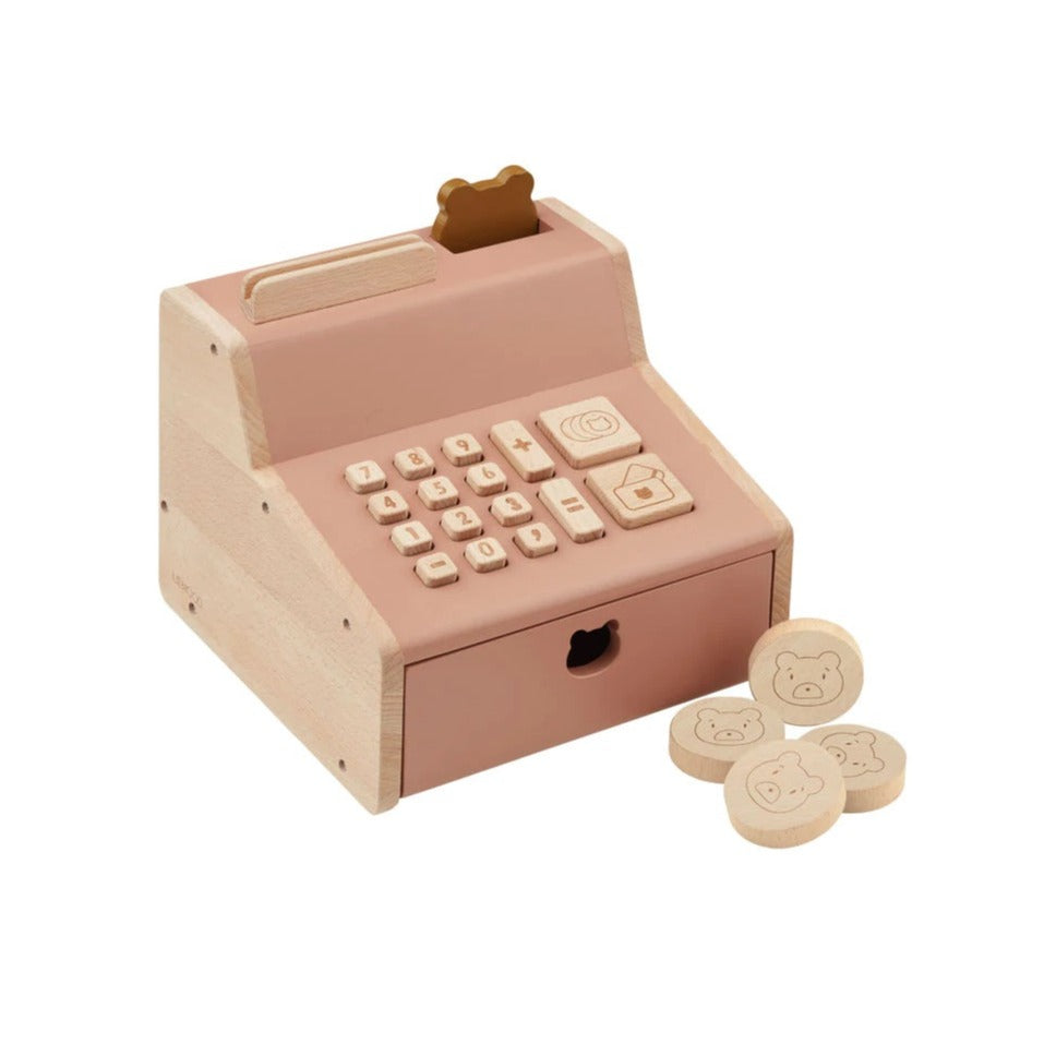 Liewood Buck Wooden Cash Register - Tuscany Rose Multi Mix