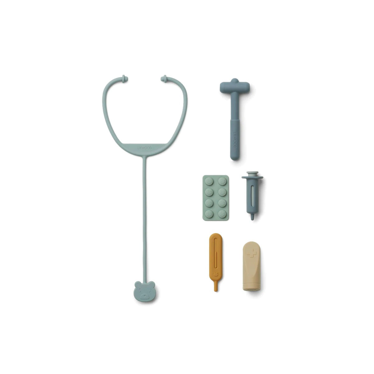 Liewood Lennart Silicone Doctor Set - Blue Multi Mix