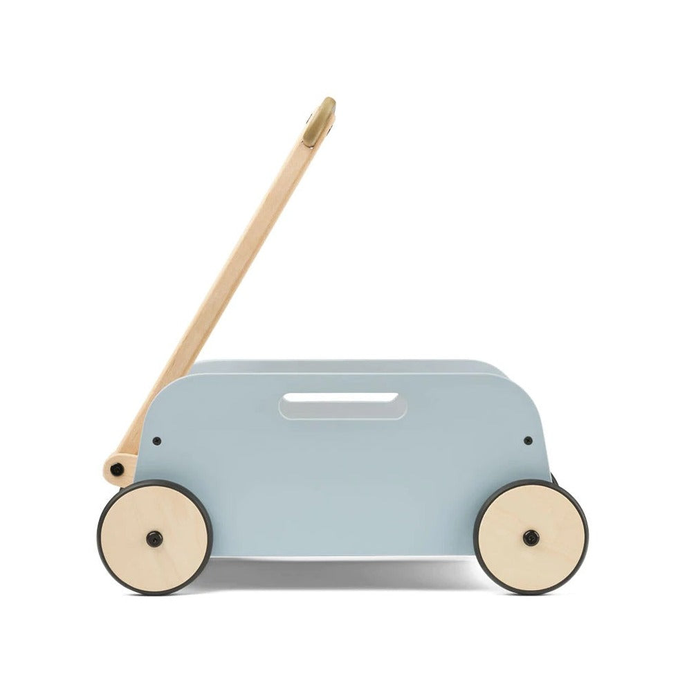 Liewood Tyra Wooden Wagon - Sea Blue/Oat Mix