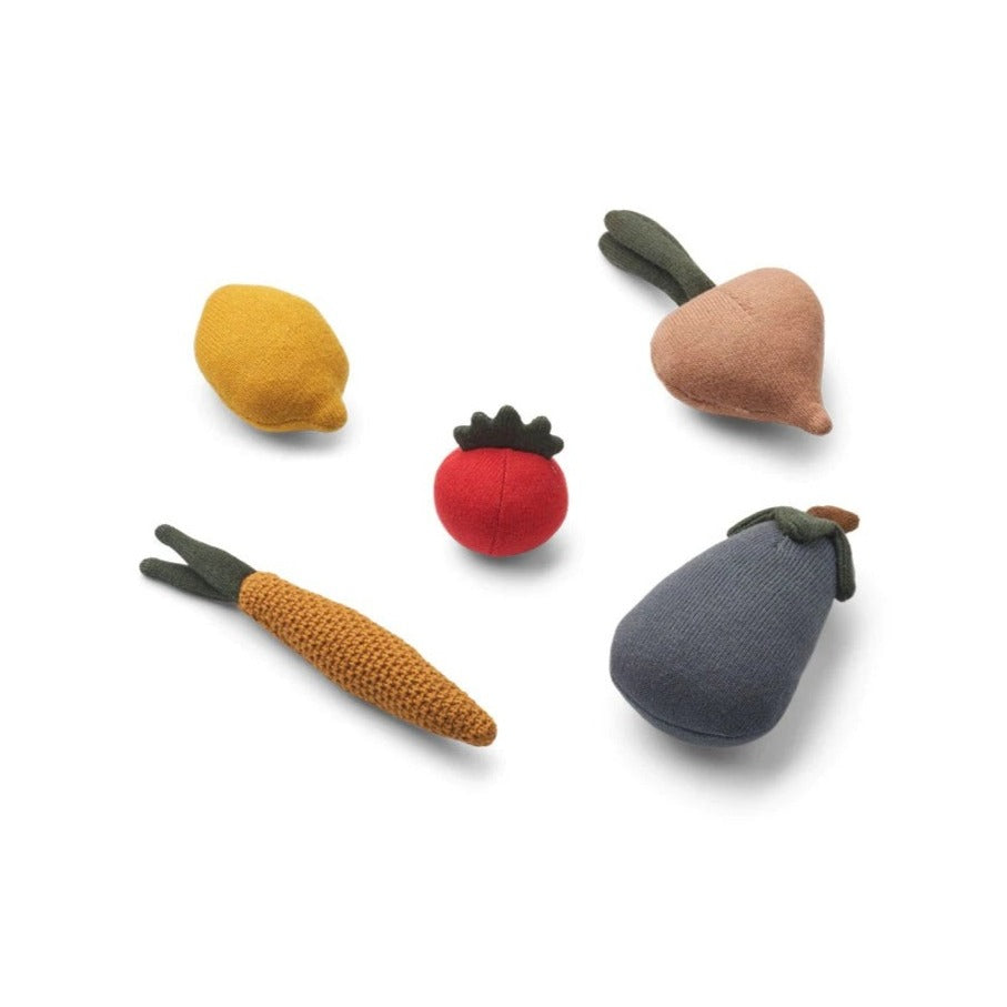 Liewood Lisa Fabric Play Food Set - Vegetables