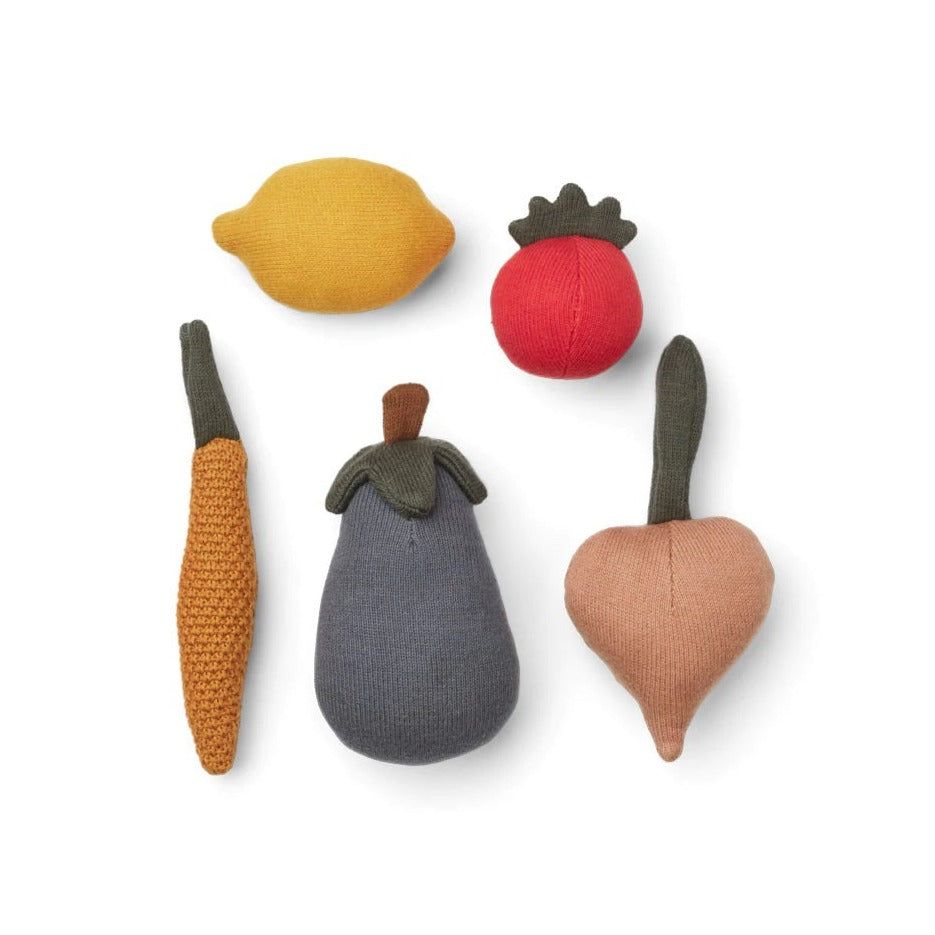 Liewood Lisa Fabric Play Food Set - Vegetables