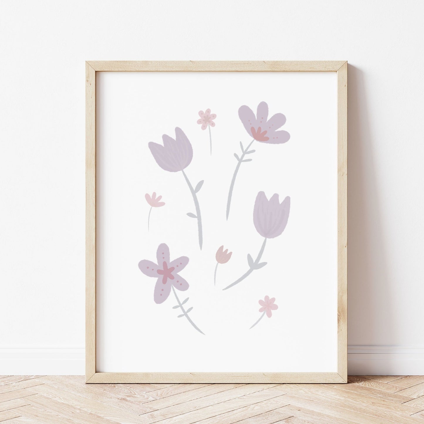 Lilac Flowers Art Print By The Little Jones