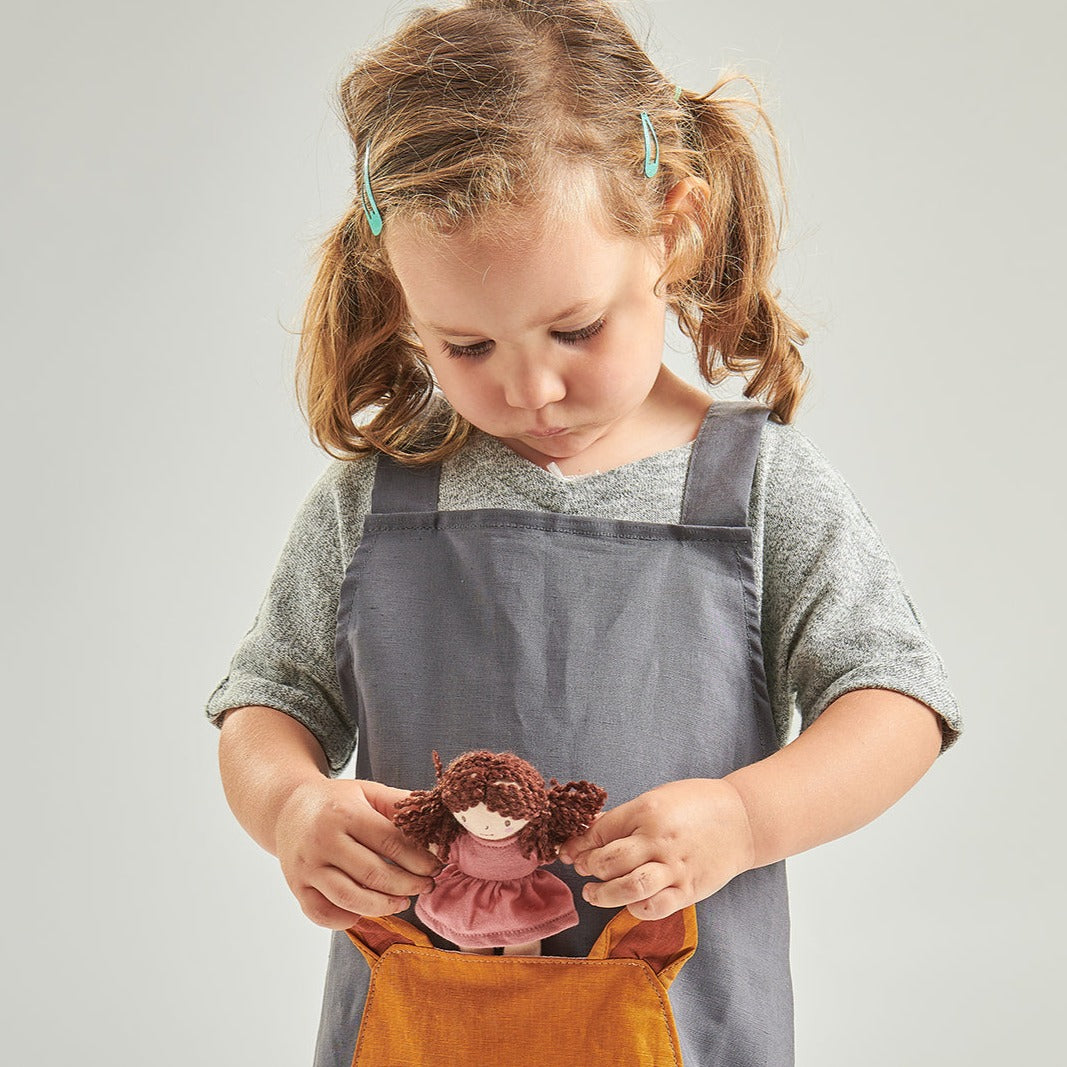 ThreadBear Design Fox Linen Apron