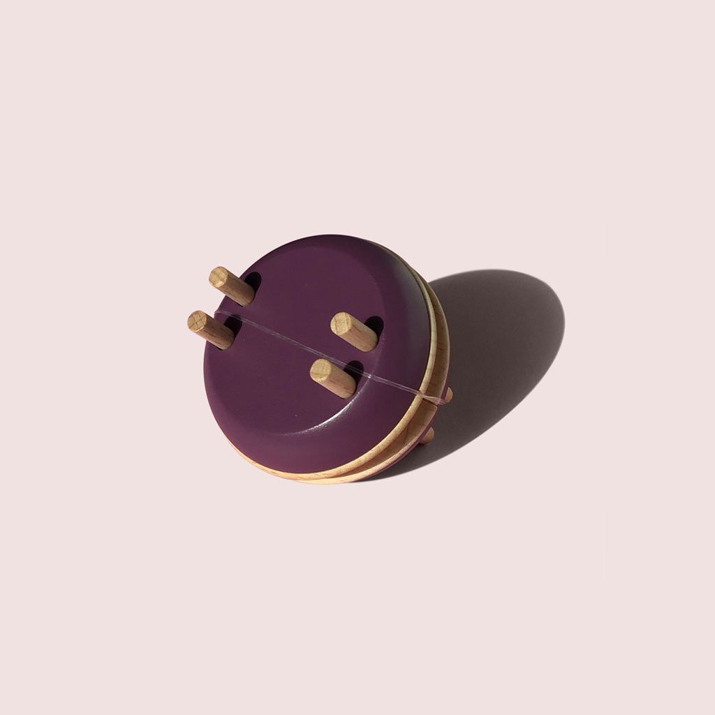 Blackberry Wooden Macaron Pom Pom Maker by Pom Maker | Soren's House
