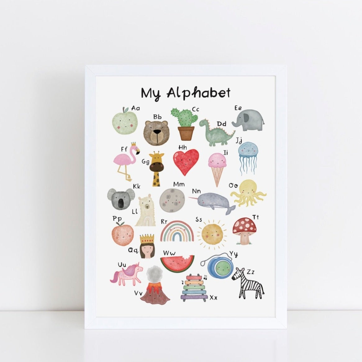 My Alphabet Art Print by The Little Jones (15 Sizes Available)