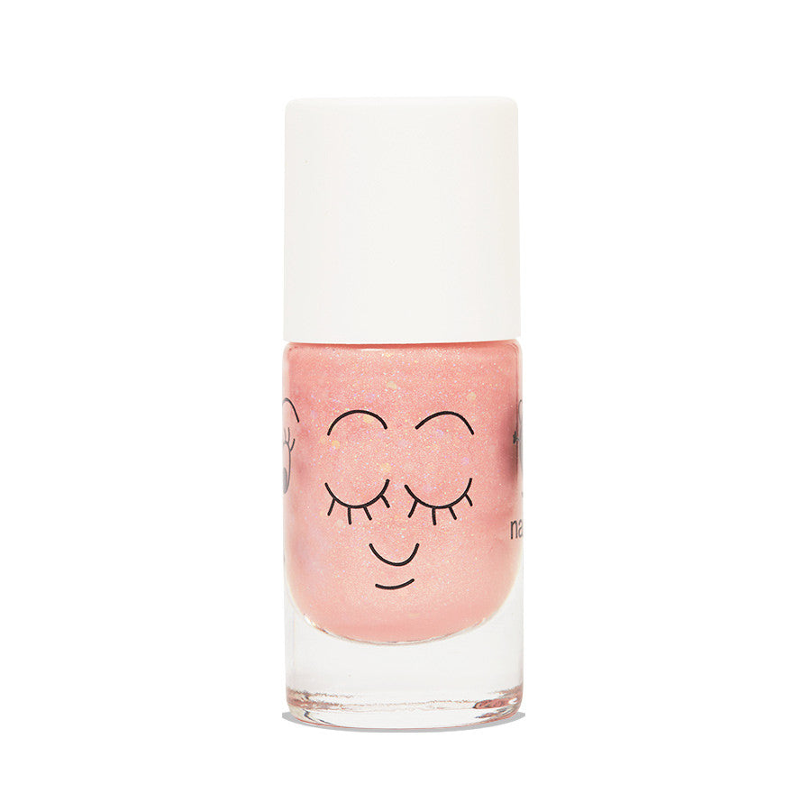 Nailmatic Wash Off Kid's Nail Varnish - Glitter Peach