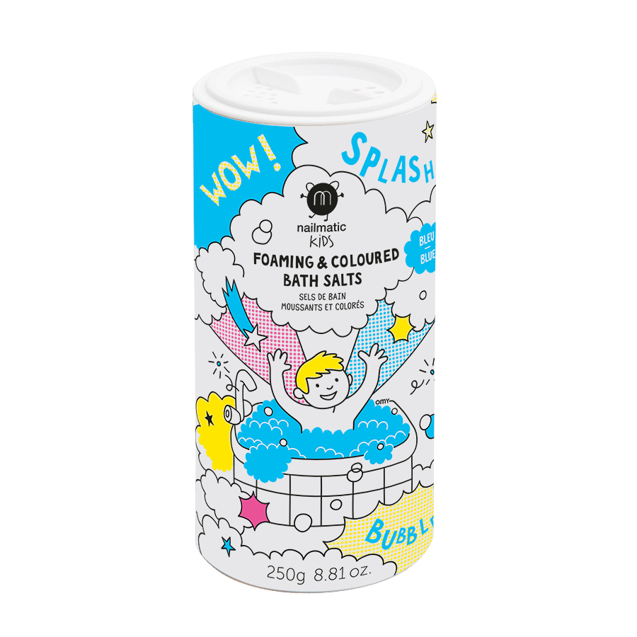 Nailmatic Foaming Bath Salts Tube - Blue