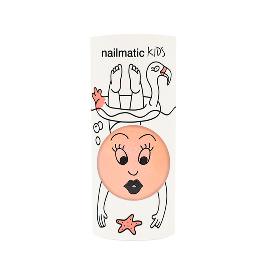 Nailmatic Wash Off Nail Varnish - Flamingo (Neon Coral)