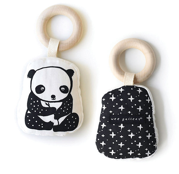 Wee Gallery Organic Teether - Panda | Wee Gallery