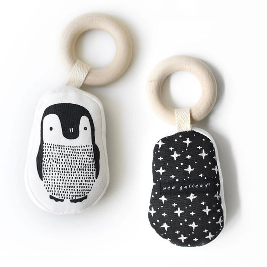 Wee Gallery Organic Teether - Penguin | Wee Gallery
