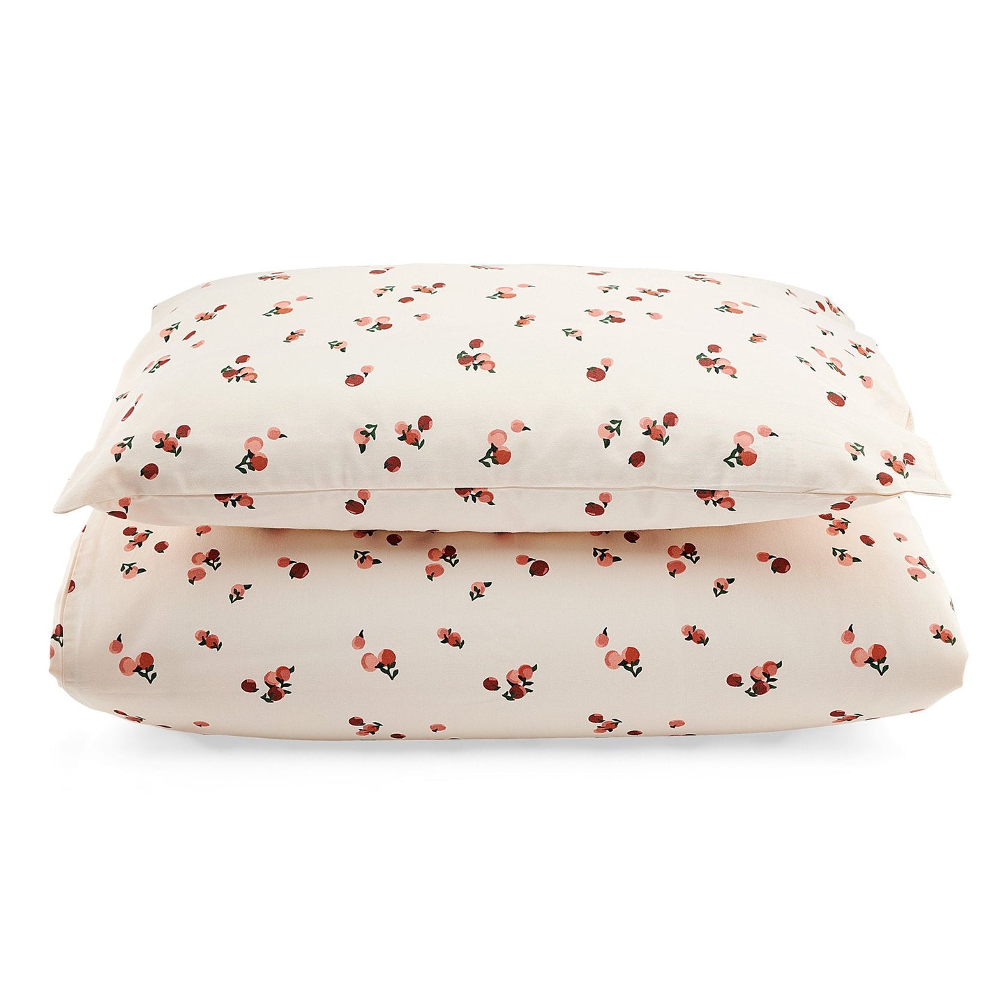 Avery Row Cotbed Organic Cotton Bedding Set - Peaches
