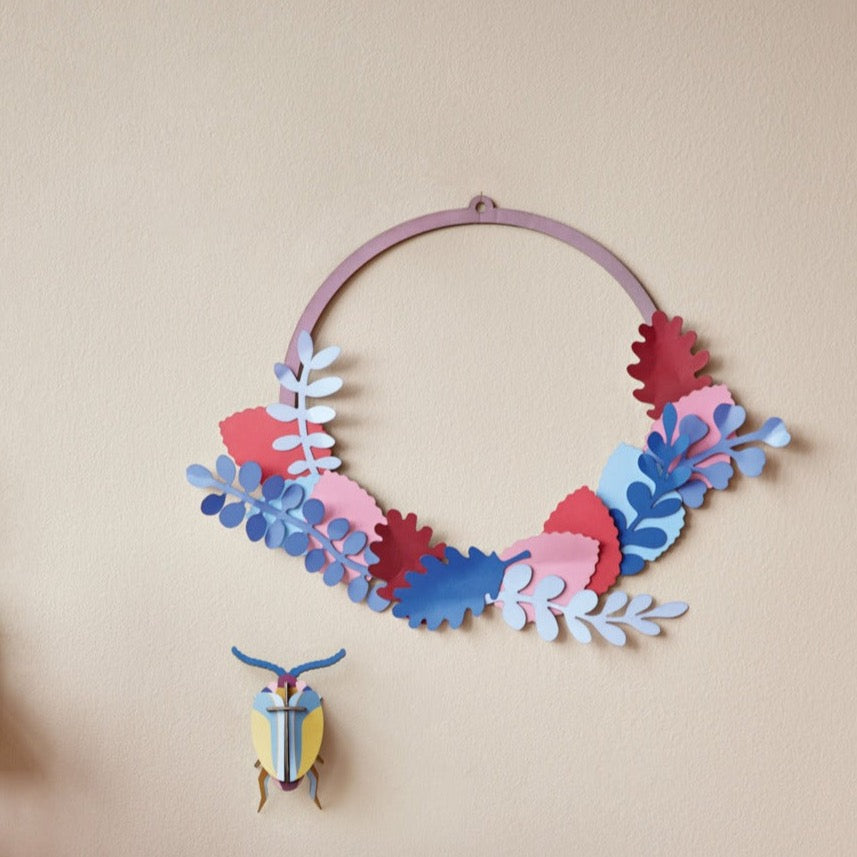 Studio Roof 3D Model Wall Decor - Botanical Wreath