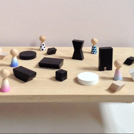 Mini Doll Furniture - Black - By Rock & Pebble