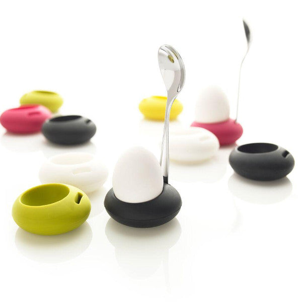Silicone Children's egg Cup By KG Design - White | Soren's House