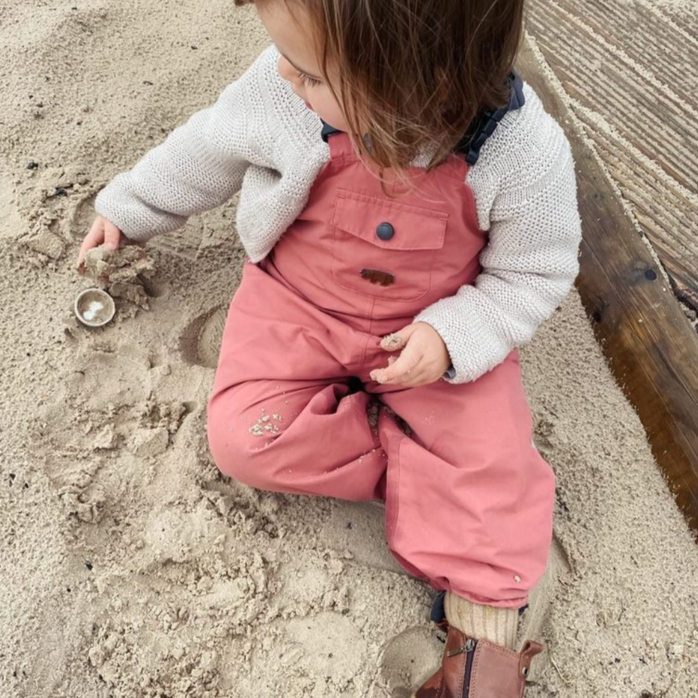 Toastie Kids Waterproof Dungarees - Rose Pink