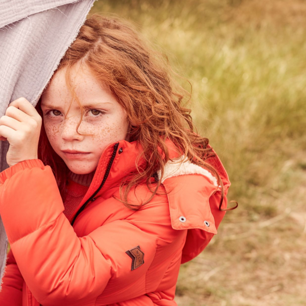 Toastie Kids Wild Lunar Puffer Jacket - Expedition Red