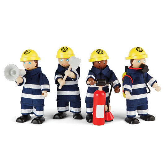 Tidlo Wooden Firefighters Set
