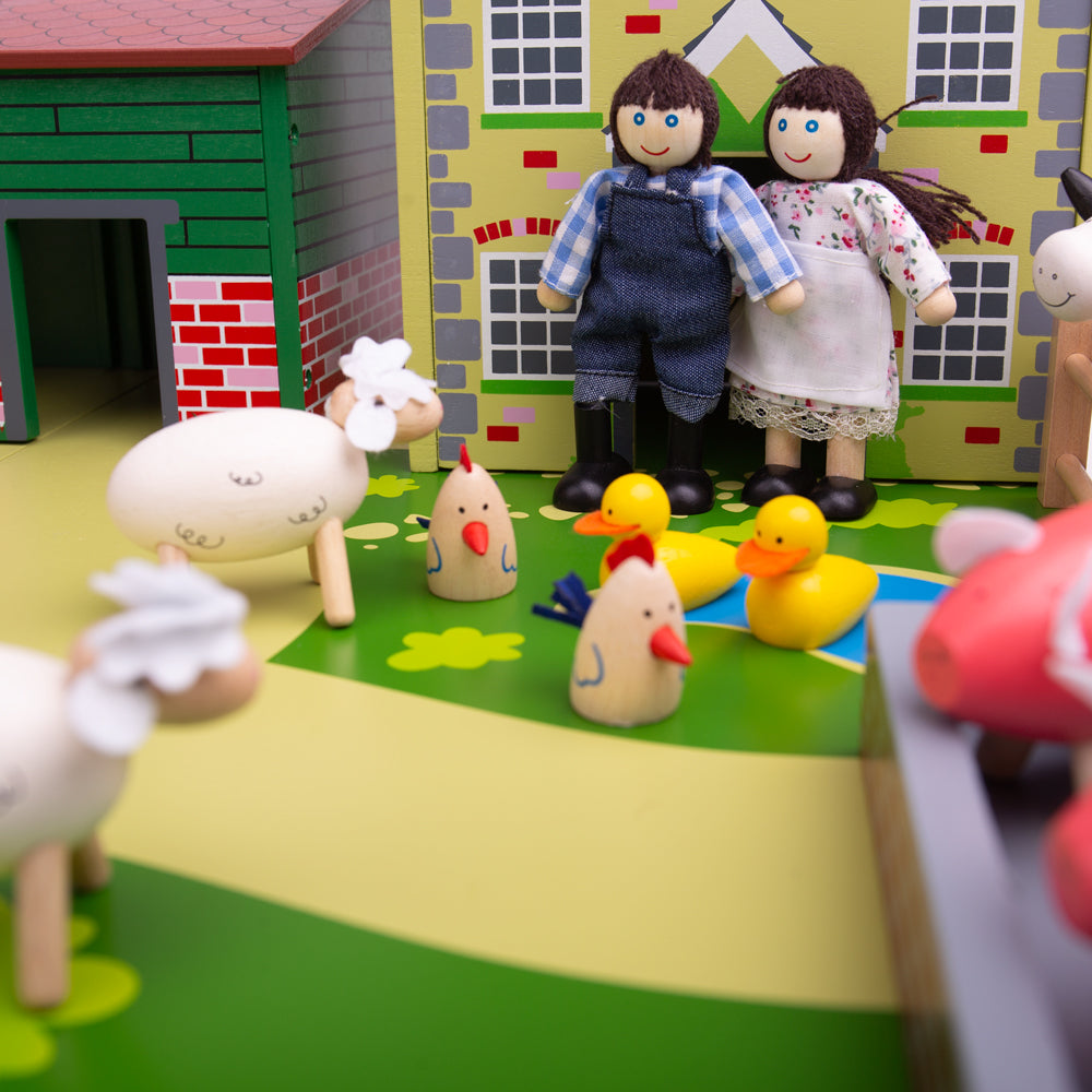 Tidlo Wooden Oldfield Farm Animals