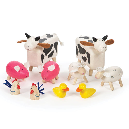 Tidlo Wooden Oldfield Farm Animals