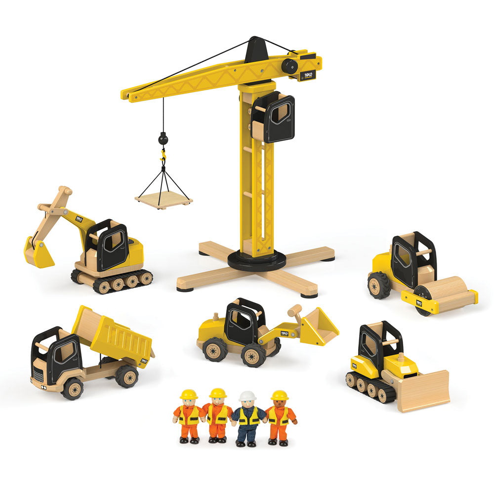 Tidlo Wooden Road Roller