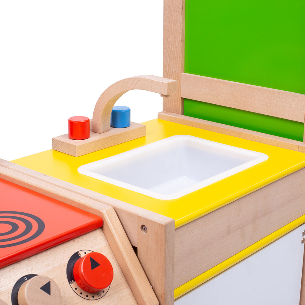 Tidlo Wooden Play Kitchen Bundle