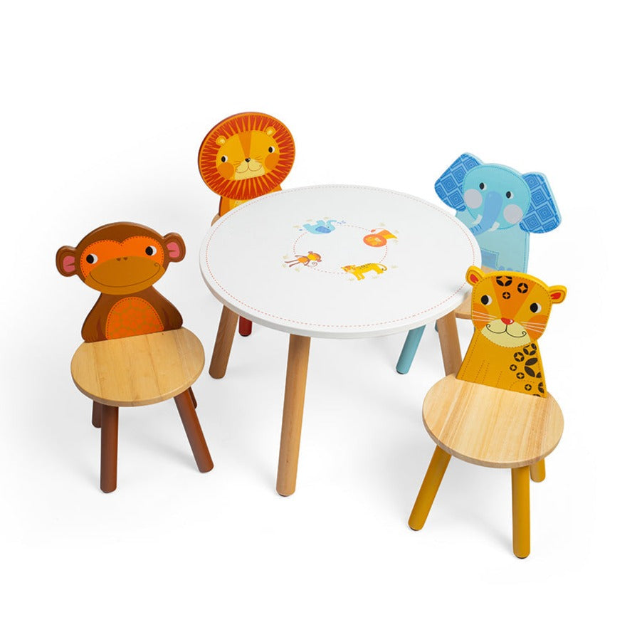 Tidlo Wooden Jungle Furniture Set