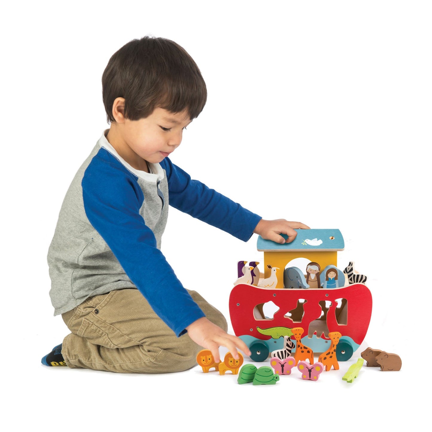 Tender Leaf Toys Noah's Shape Sorter Ark