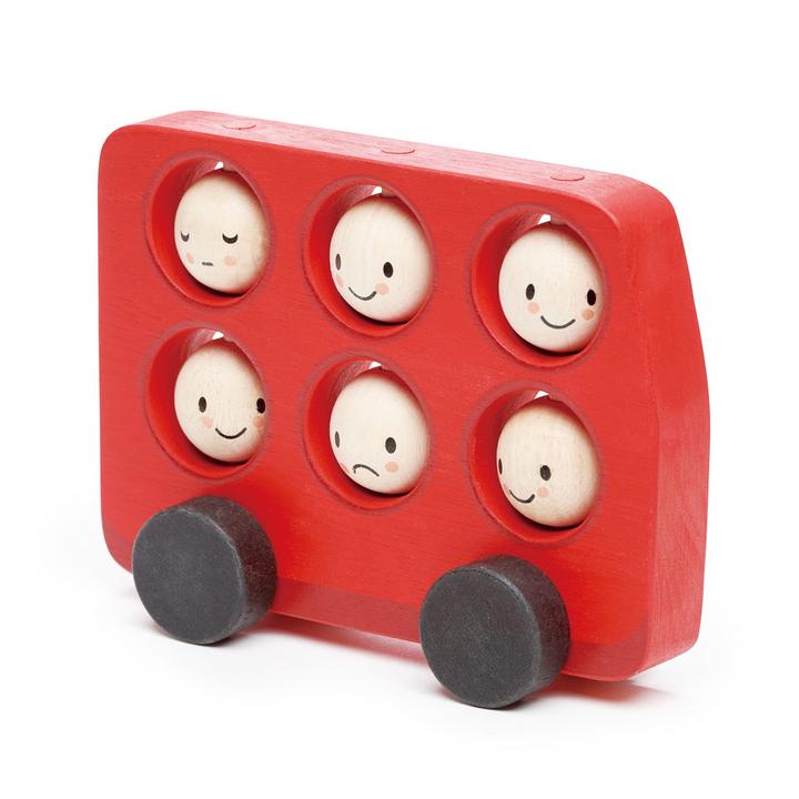 Tender Leaf Toys - Wooden Happy London Bus