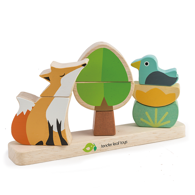 Tender Leaf Toys - Wooden Foxy Magnetic Stacker