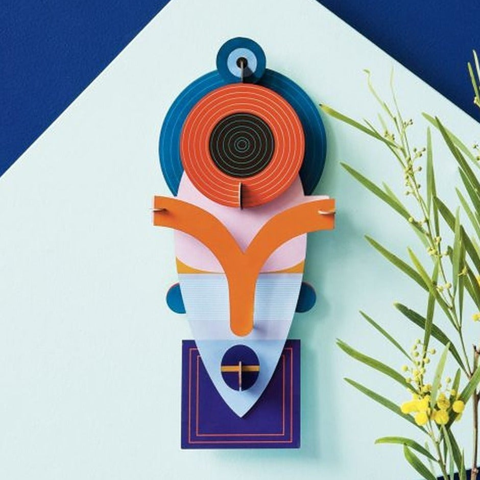 Studio Roof 3D Model Wall Decor - Lamu Mask