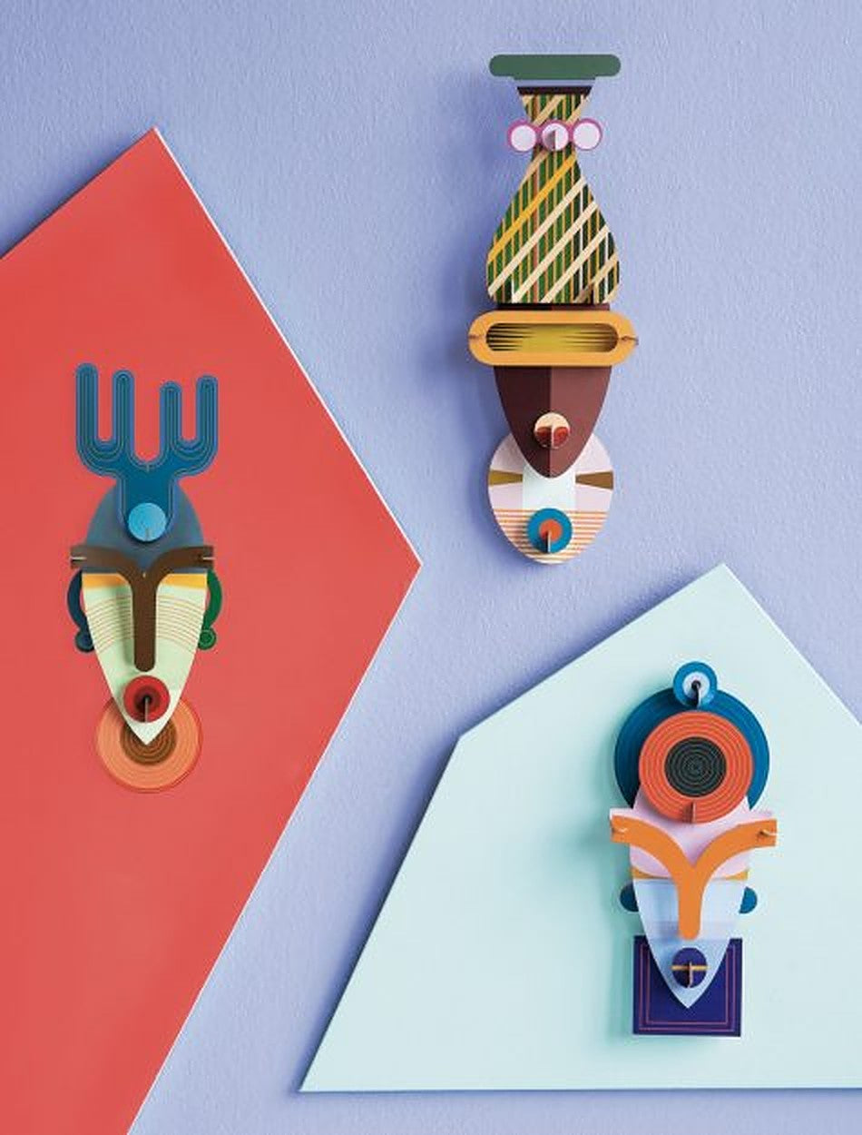 Studio Roof 3D Model Wall Decor - Lamu Mask