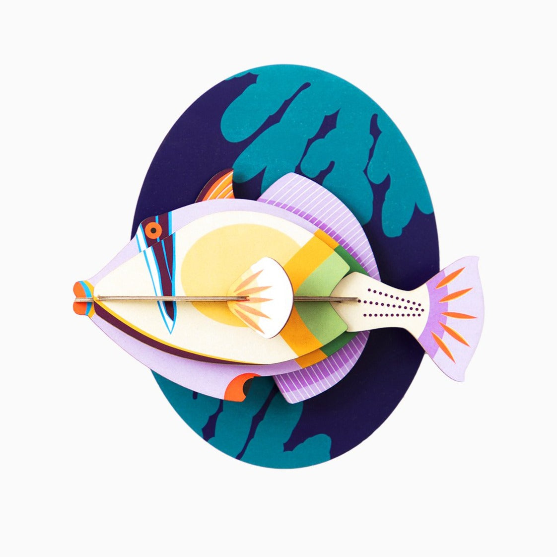 Studio Roof 3D Model Wall Decor - Picasso Fish