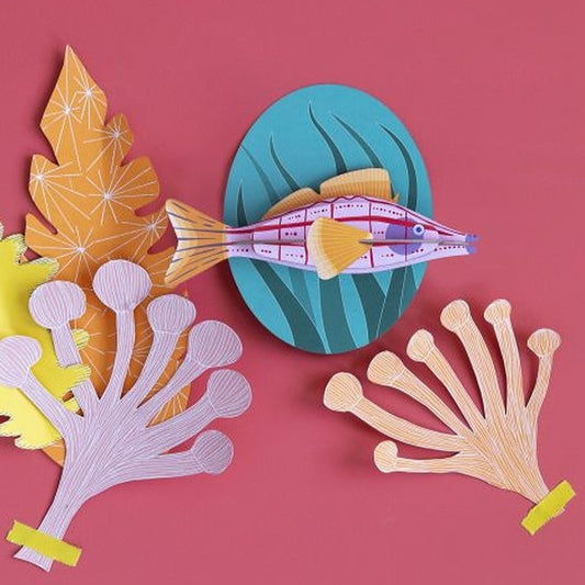 Studio Roof 3D Model Wall Decor - Longnose Hawkfish