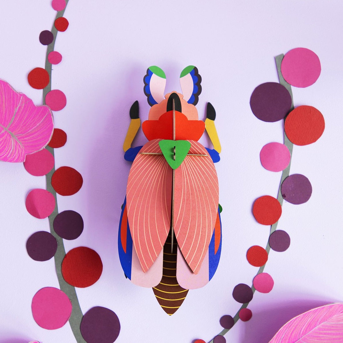 Studio Roof 3D Model Wall Decor - Giant Lady Beetle