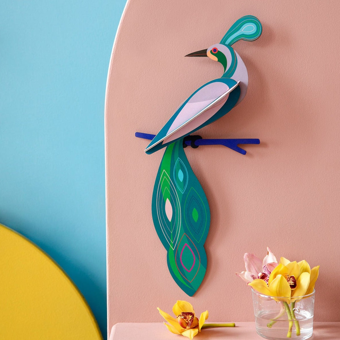 Studio Roof 3D Model Wall Decor - Paradise Bird - Fiji