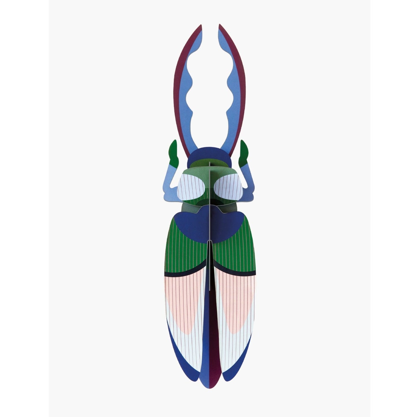 Studio Roof 3D Model Wall Decor - Antler Beetle
