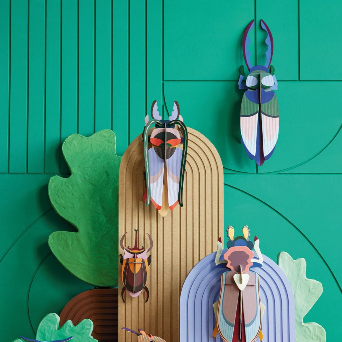 Studio Roof 3D Model Wall Decor - Antler Beetle