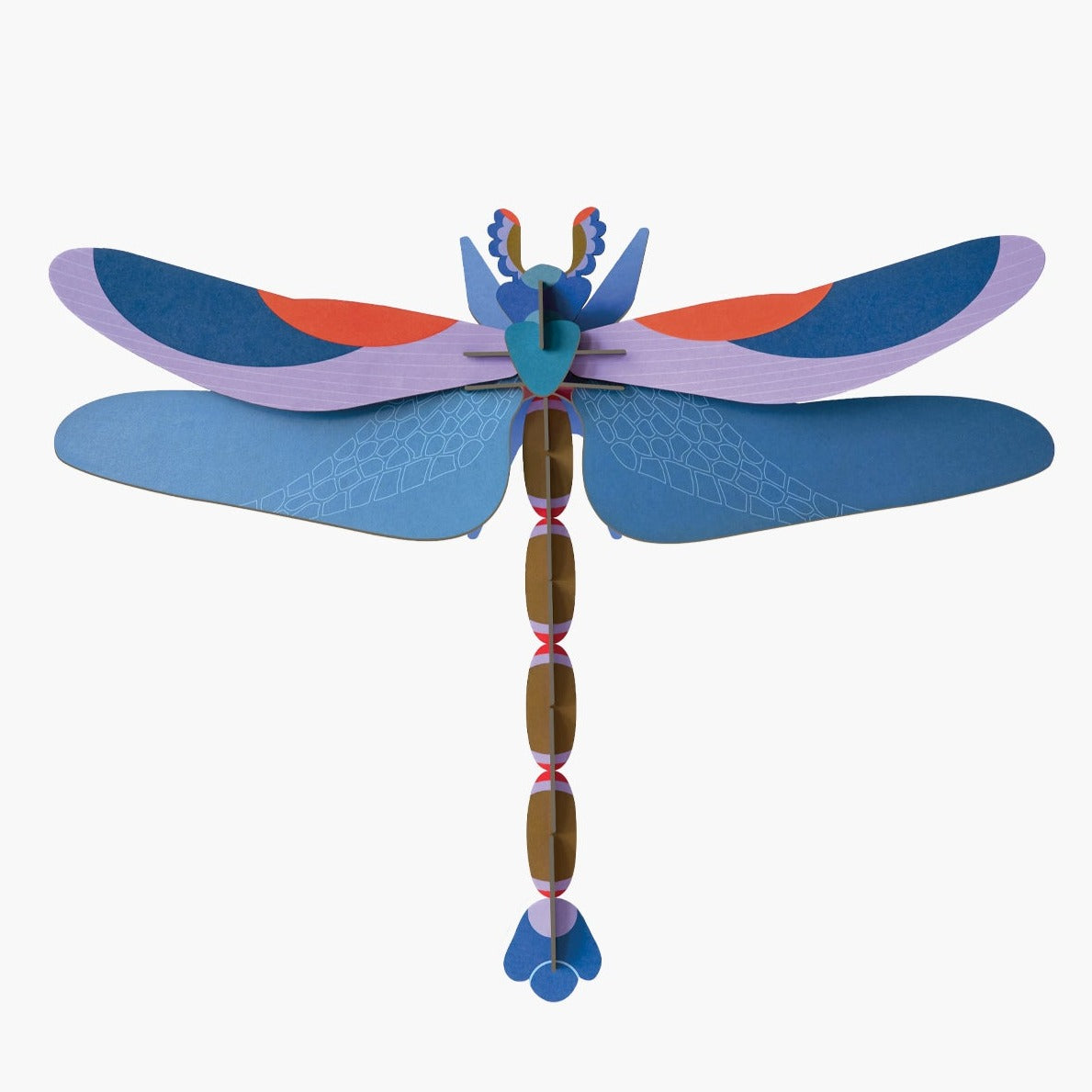 Studio Roof 3D Model Wall Decor - Giant Blue Dragonfly