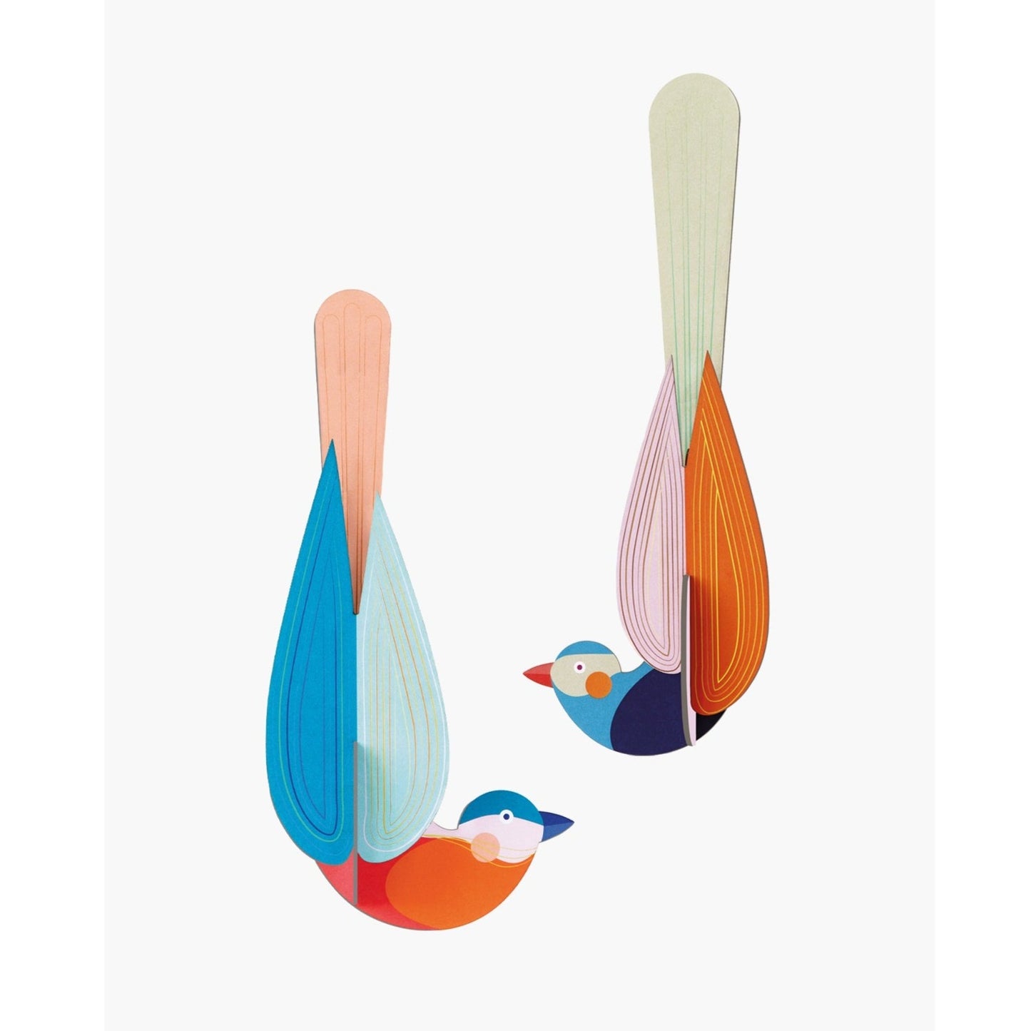 Studio Roof 3D Model Wall Decor - Paradise Birds - Muna