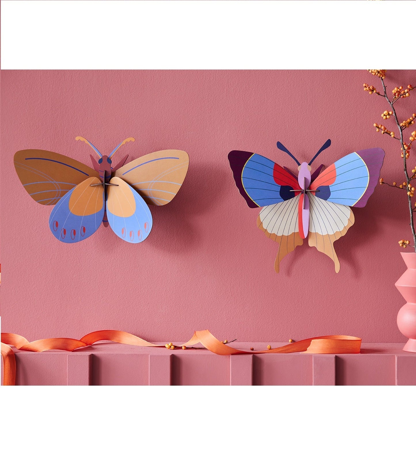 Studio Roof 3D Model Wall Decor - Ochre Costa Butterfly