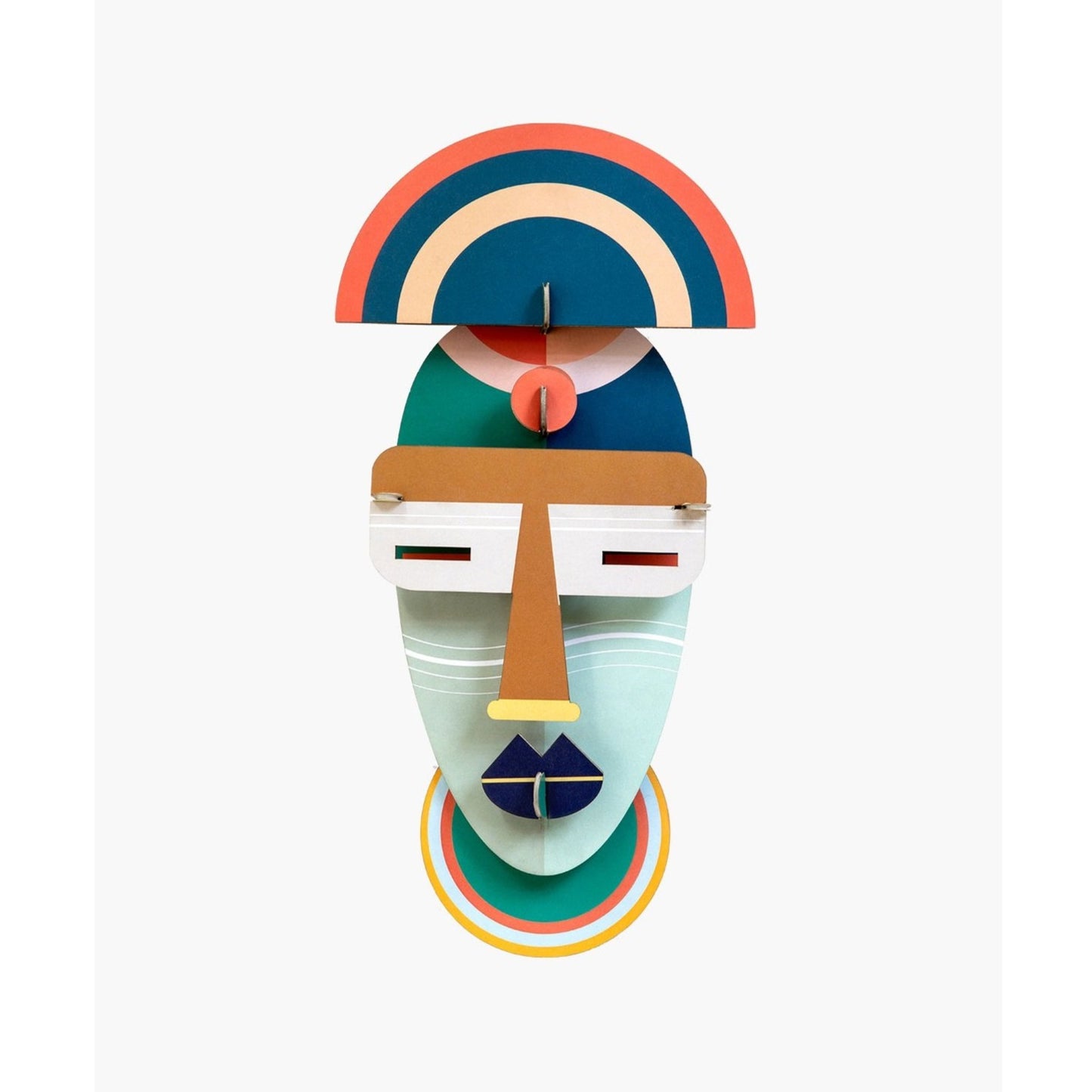 Studio Roof 3D Model Wall Decor - Brooklyn Mask
