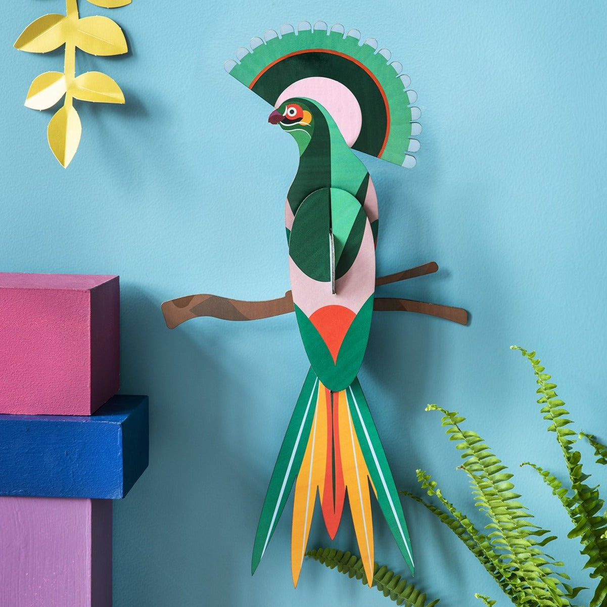 Studio Roof 3D Model Wall Decor - Paradise Bird - Gili