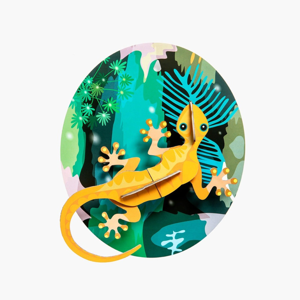 Studio Roof 3D Model Wall Decor - Jungle Gecko