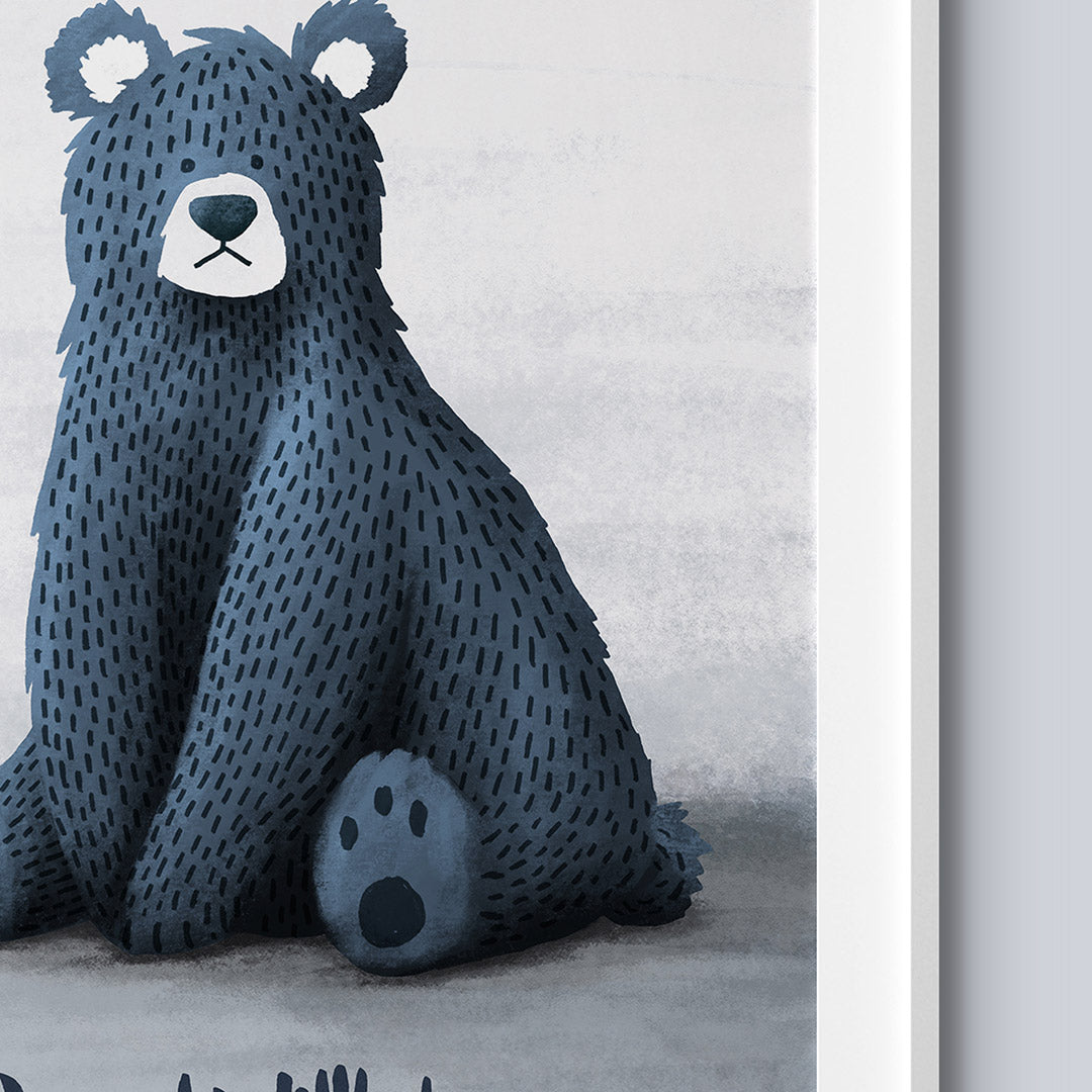 Tigercub Prints Dream Big Little Bear Nursery Print (3 Sizes Available)